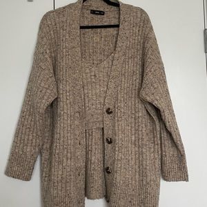 Mango cardigan set